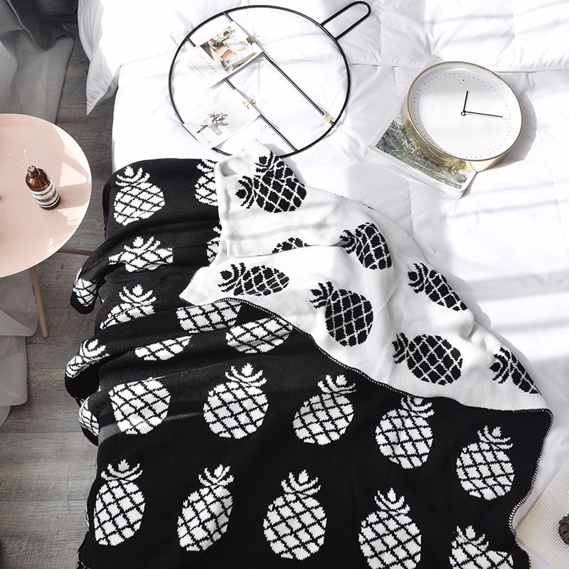 婴童全棉针织毛线毯子 儿童母婴儿用品盖毯毛毯抱被 抱毯空调毯