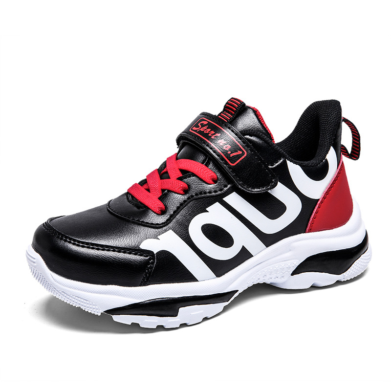 2018 new pattern Men&#39;s shoes winter Leather waterproof CUHK boy Travel? shoes pupil children gym shoes