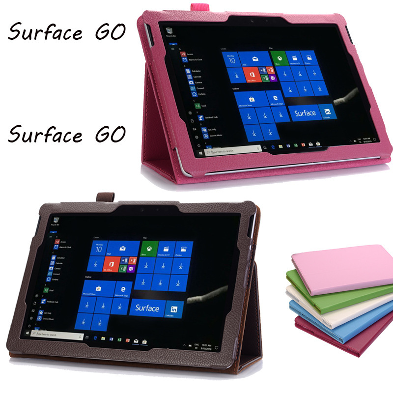 Applicable to Microsoft Surface Go1 tablet protective case GO2 shell 10-inch 10.5 bracket leather case 1901 drop-resistant