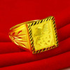 Jewelry, men's ring, accessory, silver 999 sample