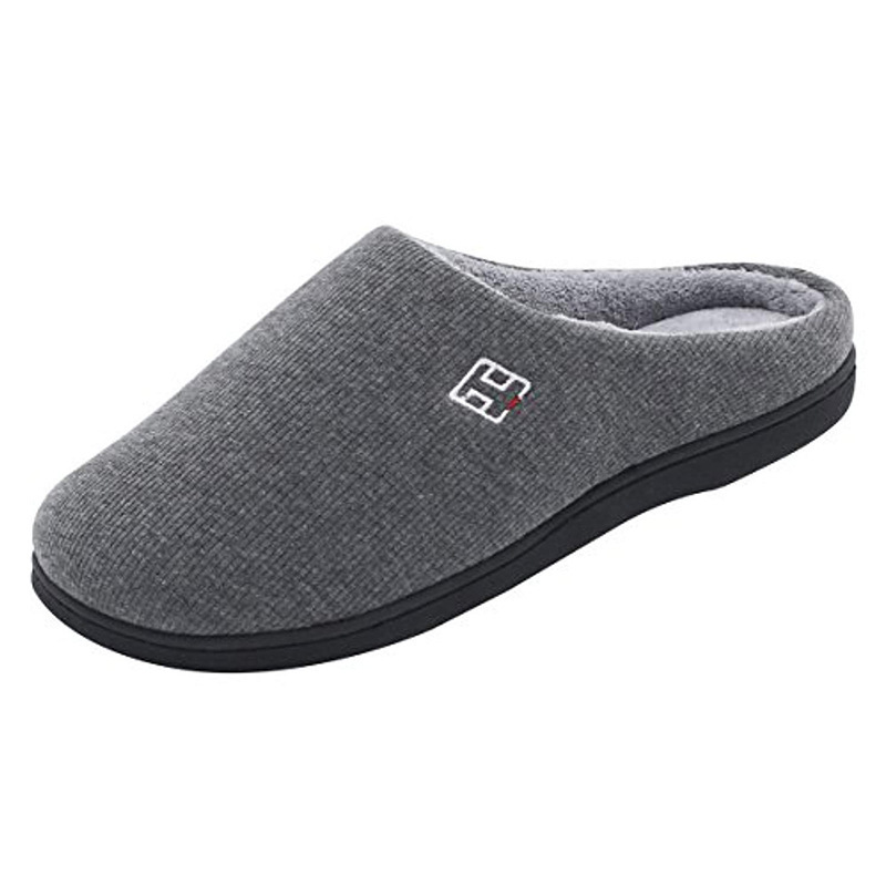 Slippers cross-border e-commerce Amazon men's memory foam plush slippers spring and summer breathable indoor outdoor shoes