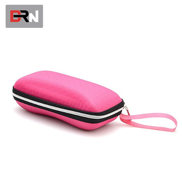 韩版拉链皮质眼镜盒  墨镜盒太阳镜盒 品牌拉链盒定制