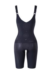 意大利咖啡因塑身衣全身负离子收腹提臀美背肩带调节