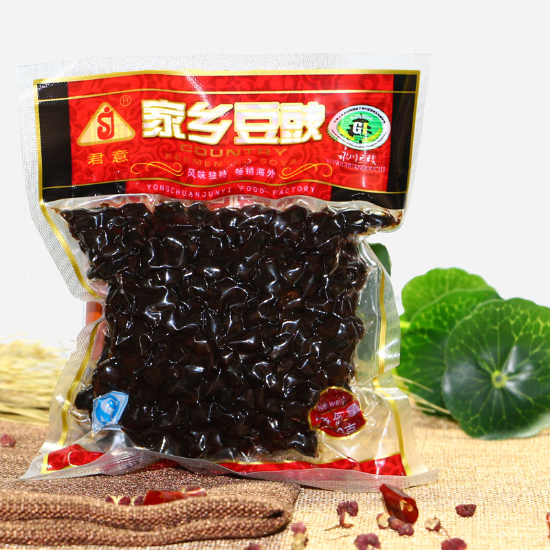 好味道 重庆君意家乡豆豉 永川豆豉酱风味独特黑豆蒸鱼调味料|ms