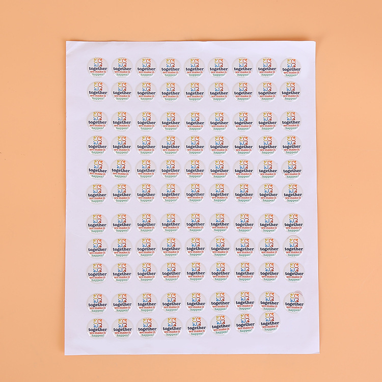 供应PVC水晶滴胶贴纸 多规格不干胶水晶滴胶标签 可印logo