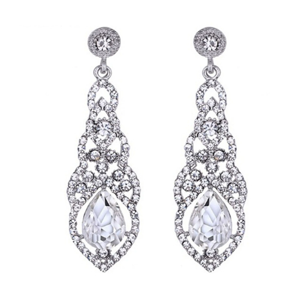 Модные серьги, европейский стиль, с камнем, Aliexpress, ebay