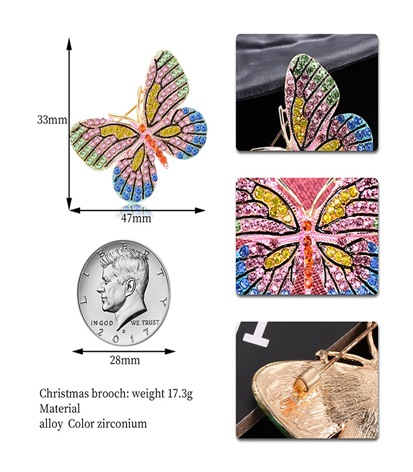 Alloy Simple Animal brooch(61187172) NHLP1196-61187172