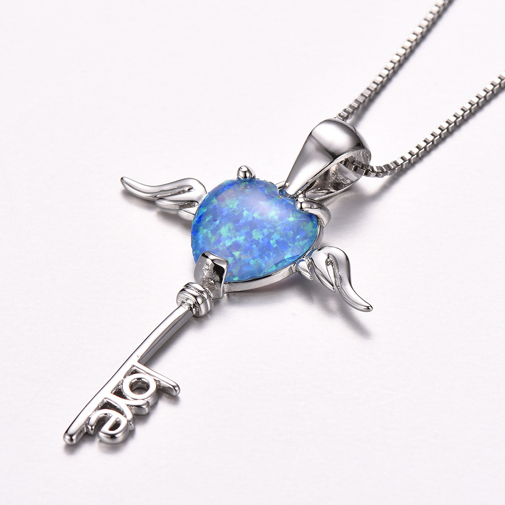 S925 Sterling Silver Angel Necklace