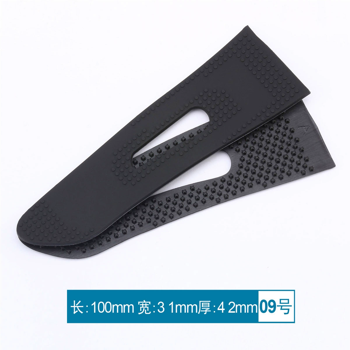 Пластиковый ремешок на манжету — липучка Velcro для одежды, 10×3 см, лёгкий, на заказ