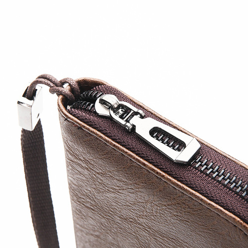 Men's Long Wallet Zipper Wallet Phone Bag Multi Card Slot Youth Money Clip Card Holder Fashion Handbag