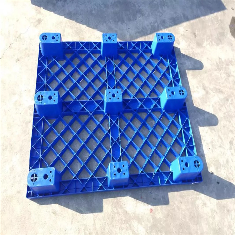 广州网格九脚塑料托盘垫仓地台板1200*900*145叉车塑料防潮卡板