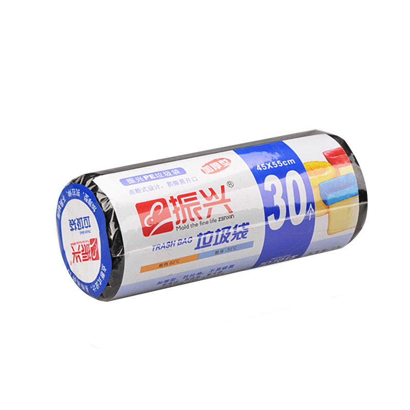 Zhenxing engrosada punto de descanso bolsa de basura desechable dormitorio cocina baño hogar negro bolsa de plástico gran rollo