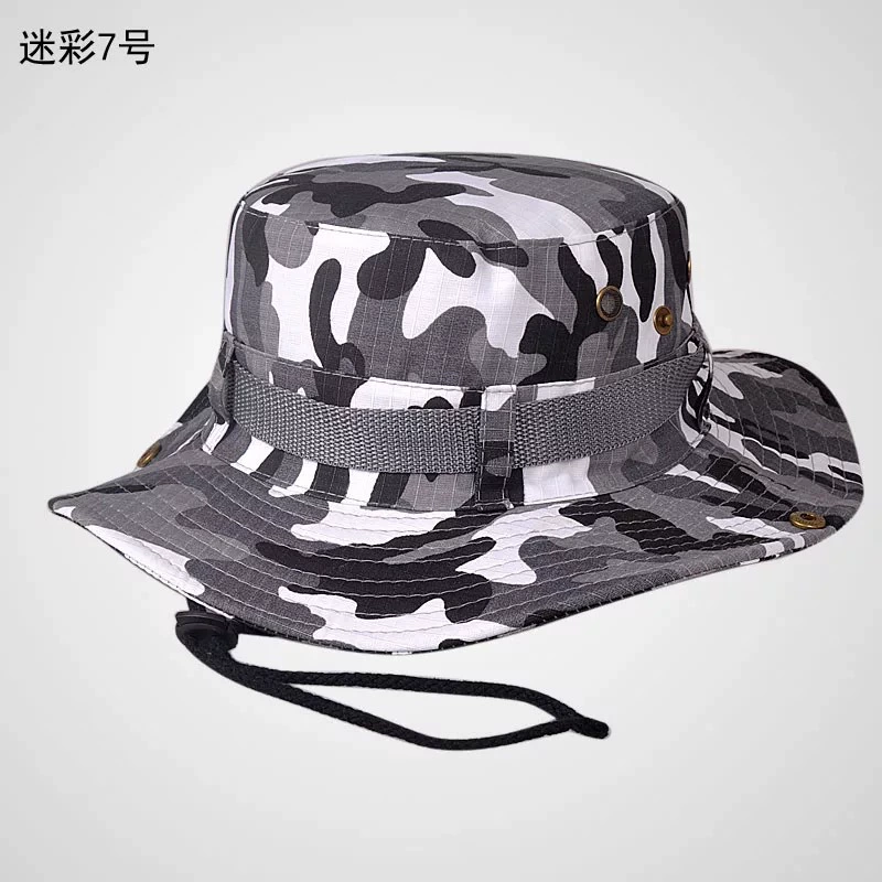 Travel camouflage climbing sun hat, American style