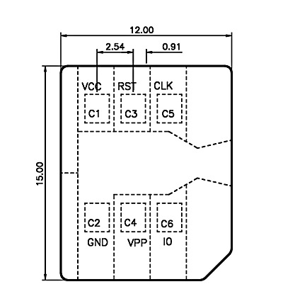 6P翻盖式MICRO SIM卡座SMC-216引脚定义.jp