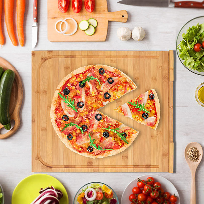 Easy home Vegetable board And surface Bamboo cutting boards Cutting board Chopping board kitchen rectangle Bamboo solid wood panel durable Bamboo