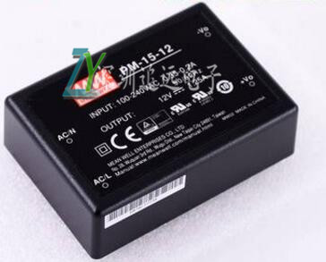 PM-15-12 15W 12V1.25A 微漏电塑封医用明纬开关电源 PM-15-12