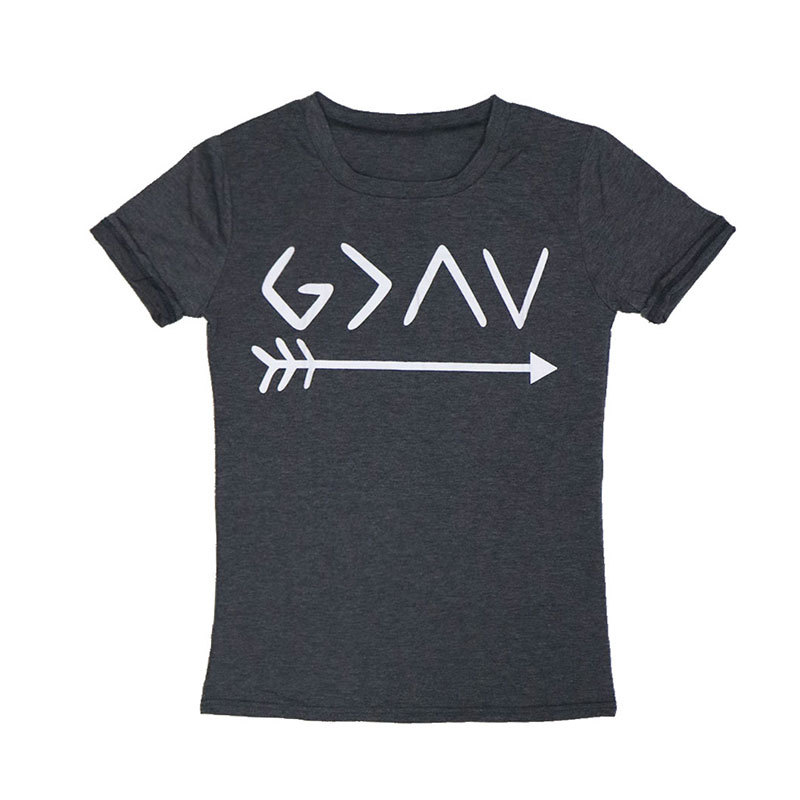 Fashionable Womens T Shirt Versatile Fishbone Print Plus Size Trendy Style Wholesale Available