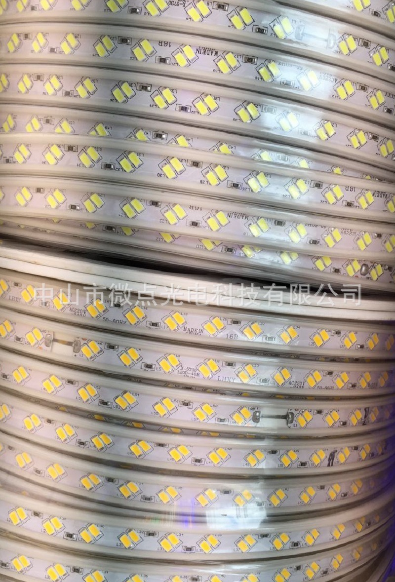 AC110V 220V 5730 120灯高压灯带