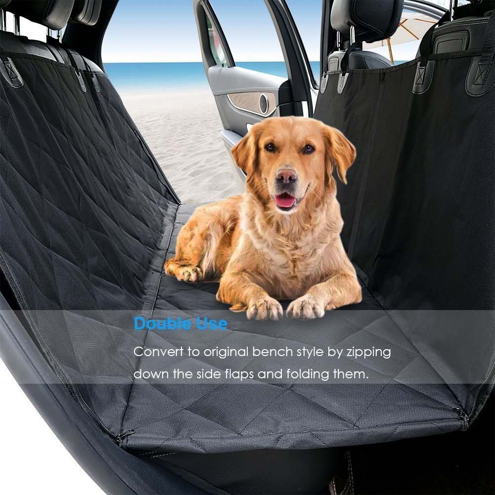 Thick Quilted Pet Car Mat - Beige