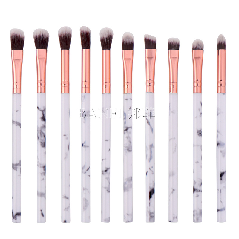 10 Marble Eye Makeup Brush Set Beauty Tool Wholesale Nihaojewelry display picture 15