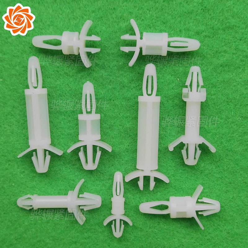 双头两端锁定电路板隔离柱翅膀PC板飞机架支撑柱火箭脚支架绝缘柱