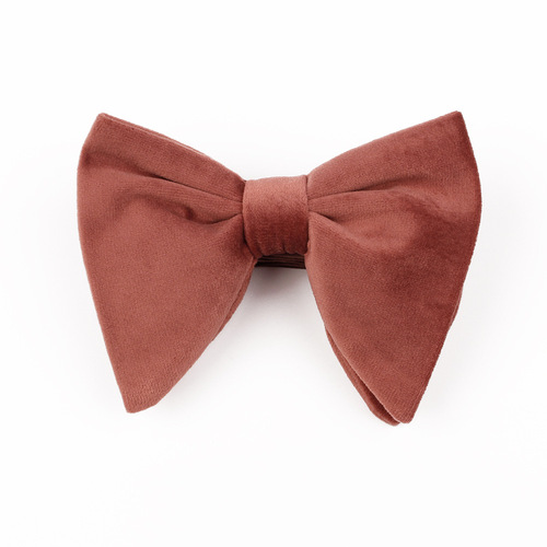 Quyi gold velvet bow tie bow tie for women plush velvet bow tie gentleman bow tie bow wholesale
