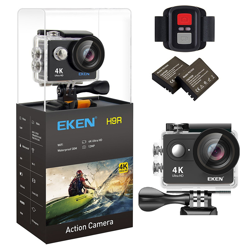 EKEN H9 Action Camera H9R Ultra-clear 4K 25FPS WiFi 运动相机|ms