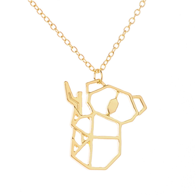 New Fashion Best Friends English Alphabet Necklace Environmental Protection Color Preservation Electroplated Gold Silver Black Clavicle Chain Wholesale display picture 9