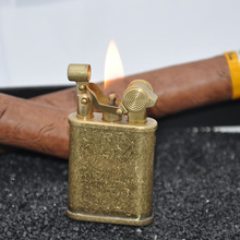 zorro佐罗黄铜煤油打火机个性老式复古559防挥发盖抬臂打火机