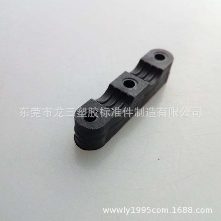 龙三塑胶标准零配件厂直销灯具配件双孔三孔压线板黑色白色