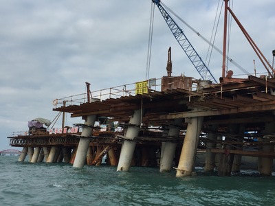 码头钢管桩防腐涂料 钢护筒防腐涂料 HZF-101海工重防腐蚀涂料