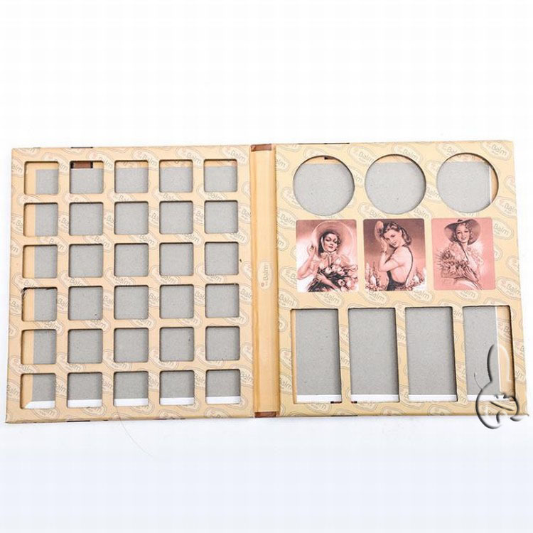 厂家直销彩印37格新款翻盖眼影盒彩妆盒多色可定制