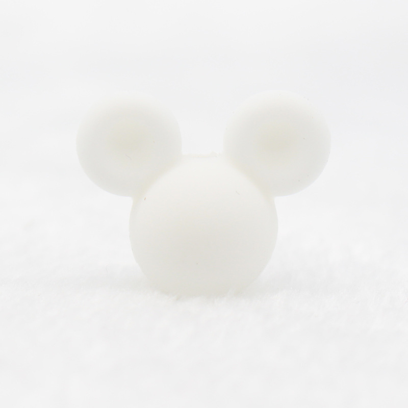 INS bebé de silicona mordedor bebé Mickey cabeza accesorios mordedor Amazon nuevo mordedor