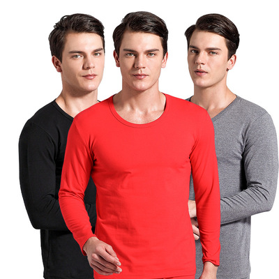 new pattern Men Qiuyi Combed Leica singleton jacket Solid Primer Low collar keep warm jacket