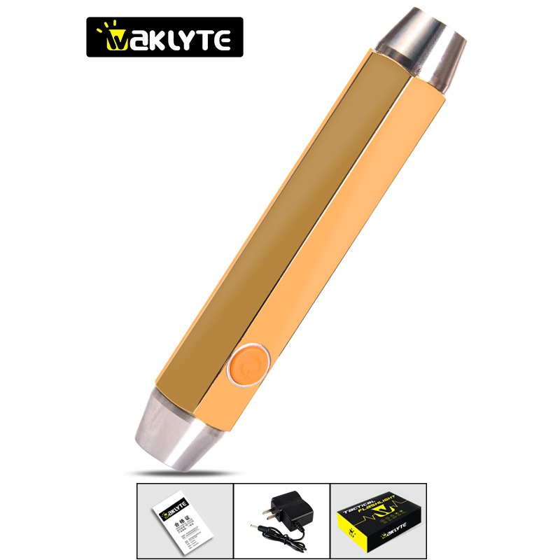 18650手电 订制款双光源手电筒 徒步照明工厂验玉琥珀玉石用|ru