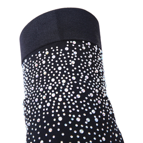 fashionable winter shiny socks