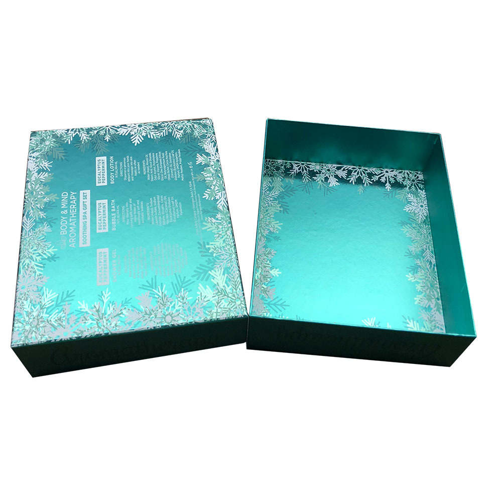 特种纸银卡纸天地盖面膜护肤品香水套装双面印刷包装纸盒子定制做