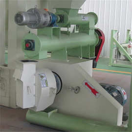 卧式环模250颗粒机厂家图片，小型1吨动物畜禽饲料颗粒生产设备