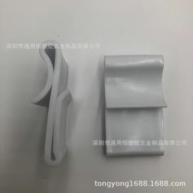 厂家供应优质S扁型挂钩P塑胶包装展示挂钩U型卡口挂钩定制颜色