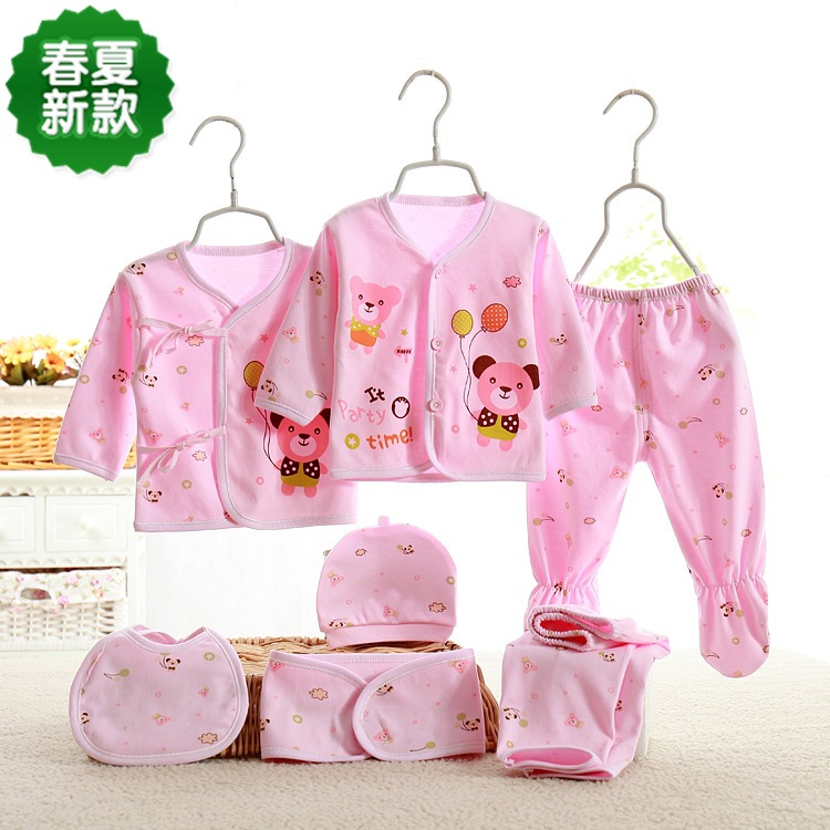 秋季新款嬰兒衣服棉質新生兒衣服初生寶寶0-3月內衣套裝母嬰用品