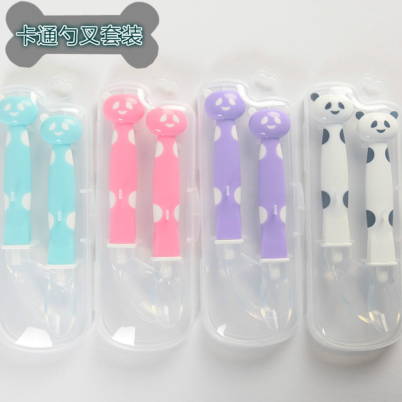 Cartoon children's silicone set