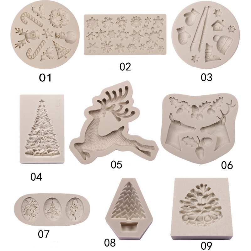 Christmas Silicone Molds