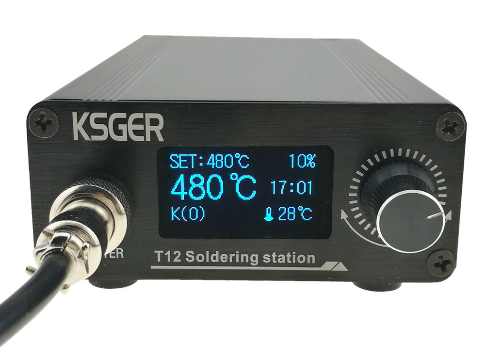 KSGER厂家T12焊台OLED可调温STM32控制板维修焊