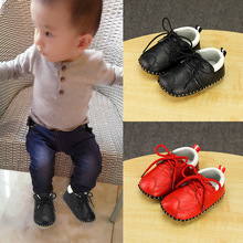 嬰兒鞋子軟底學步鞋男童鞋春秋0-1歲防滑牛筋底真皮幼兒6-12個月