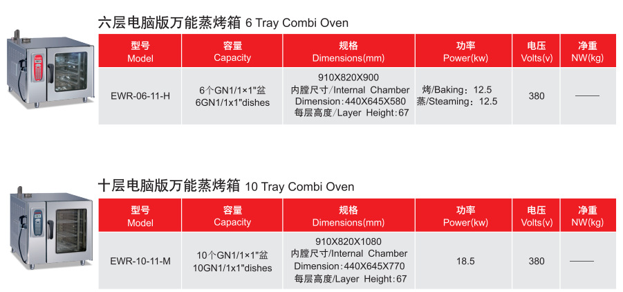 佳斯特YXD-05-23五层万能蒸烤箱炉商用高端蒸烤箱