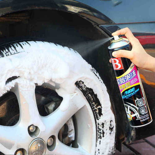 Baotili tire foam brightener car tire wax glaze treasure maintenance oil polish liquid foam cleaning and cleaning