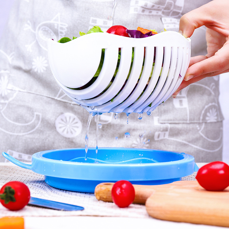 Upgraded Fruit And Vegetable Cutting Bowl Salad Cutting Bowl Printable Fruit Salad Cutting Bowl Factory Wholesale