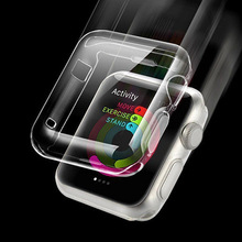 廠家直銷 適用蘋果手表保護殼apple watch保護套 全包tpu軟殼3代