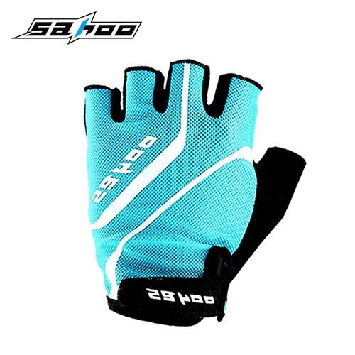 SAHOO 41914 Summer Half Finger Short Finger Gloves Cycling Gloves Bicycle Mountain Bike Cycling Supplies