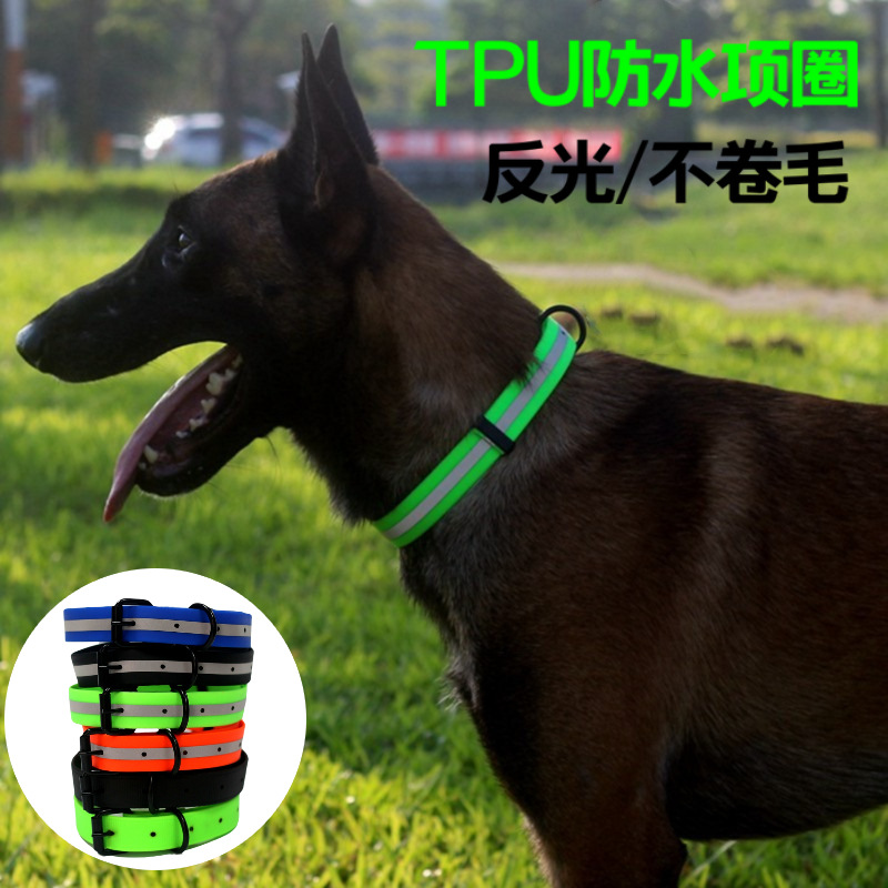 厂家直销定制发光狗狗项圈宠物用品亚马逊 新款TPU硅胶猫脖项圈套